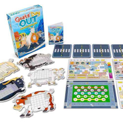 GOATS´DAY OUT Juego de mesa de logica y estrategia (+ 58 Años, 2-5 Jugadores)Thinkfun